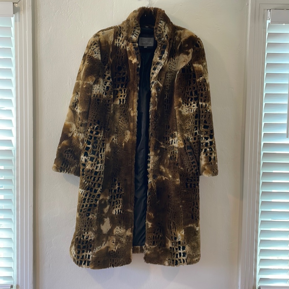 Vintage Faux Fur Jacket, Burning Man